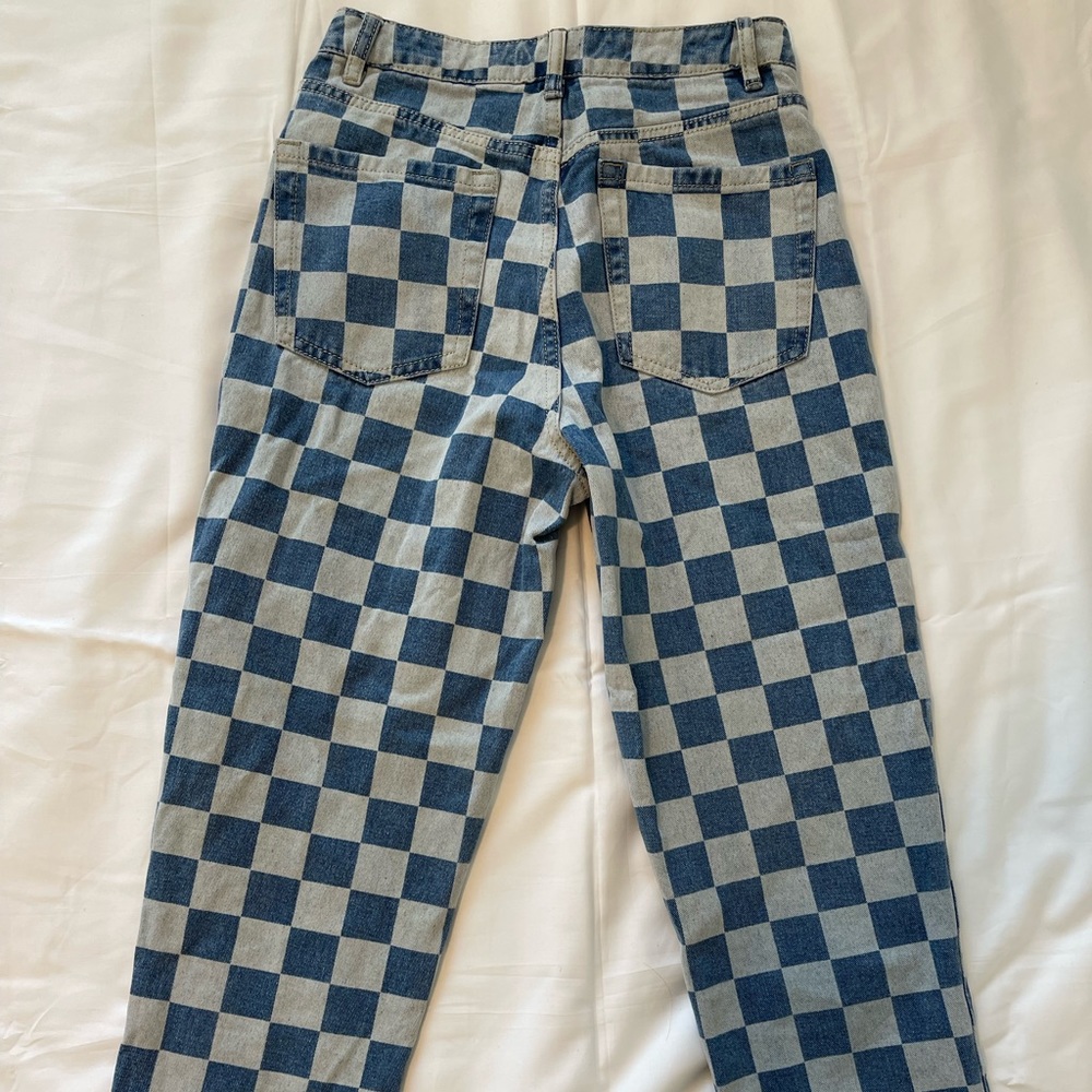 Checkered Jeans - Picture 2 of 4